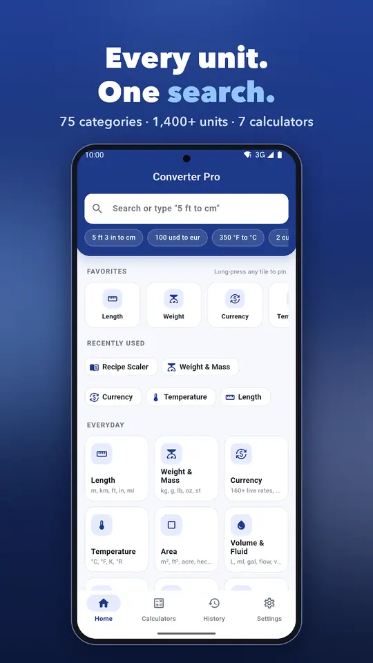Converter Pro app screen