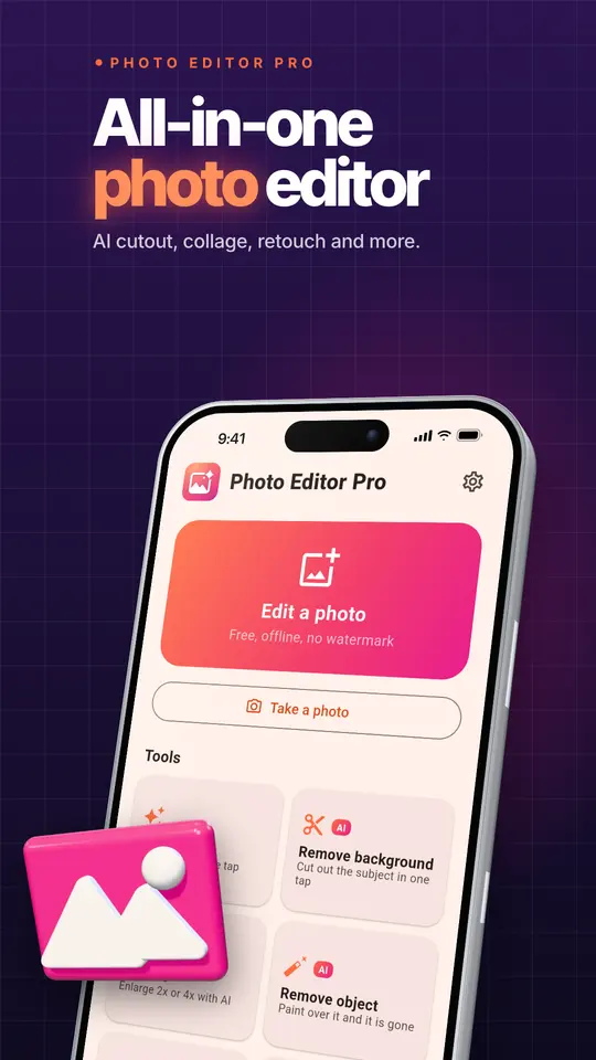 Photo Editor Pro screen 1